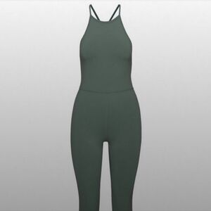 Aritzia Wilfred Free Leila Jumpsuit in Smoky Emerald Green / NWOT